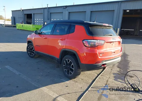 2019 Jeep Compass Trailhawk 4X4 z USA, uszkodzony, nr VIN 3C4NJDDB9KT780589